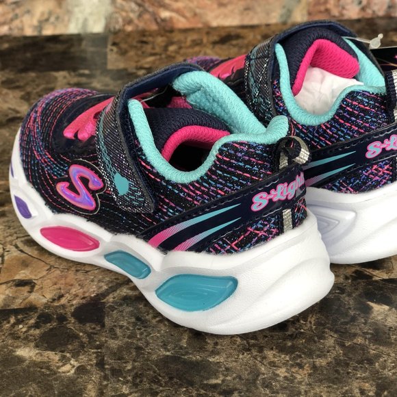 Skechers S Lights Shimmer Beams Sparkle light up - Picture 12 of 17